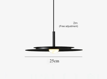 Decorbites™ Fliegende Untertasse LED-Kronleuchter: Nordisch Modern Dekorative Beleuchtungslampe für Küche und Schlafzimmer