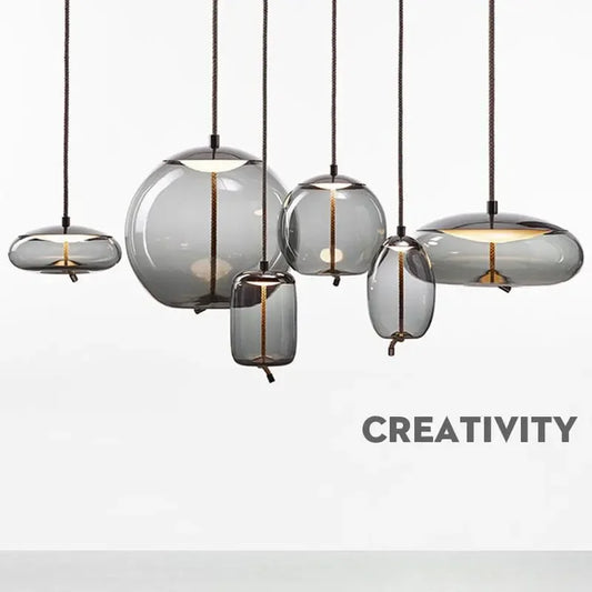 Decorbites™ Glas-Knoten-Hängeleuchter für Schlafzimmer, Küche und Esszimmer
