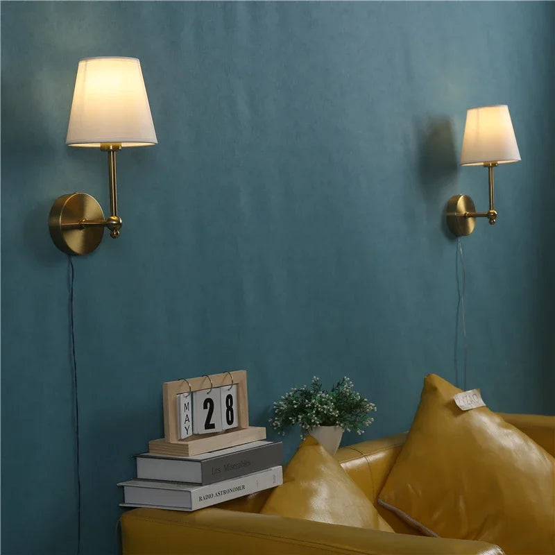 Decorbites™ LED Schwarz & Gold Wandlampe - Luxus-Schlafzimmerbeleuchtung