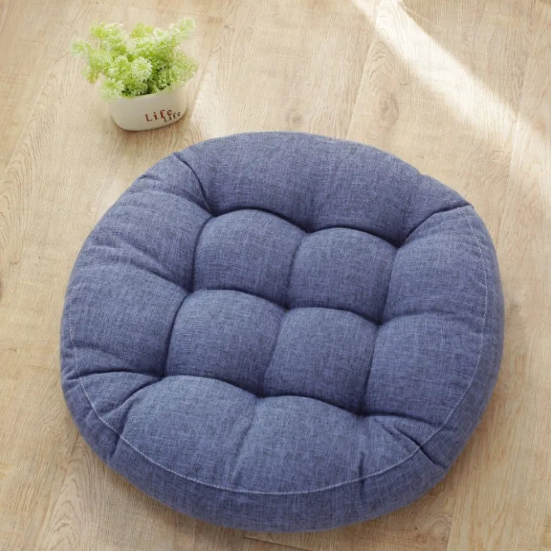 DecorBites™ Kids' Round Floor Cushions: Flexible Seating for Home, Preschool, Yoga