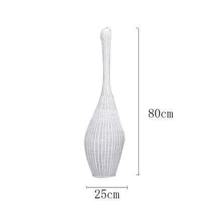 Decorbites™ Bambus-Bodenleuchte: Einzigartige Rattan-Lampe für Wohnzimmer, Schlafzimmer und Teehäuschen-Dekoration