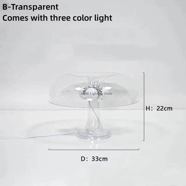 Decorbites™ Design-LED-Pilz-Tischleuchte für modernes minimalistisches Dekor-Beleuchtung im Schlafzimmer & Wohnzimmer
