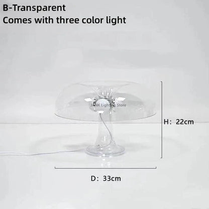 Decorbites™ Design-LED-Pilz-Tischleuchte für modernes minimalistisches Dekor-Beleuchtung im Schlafzimmer & Wohnzimmer