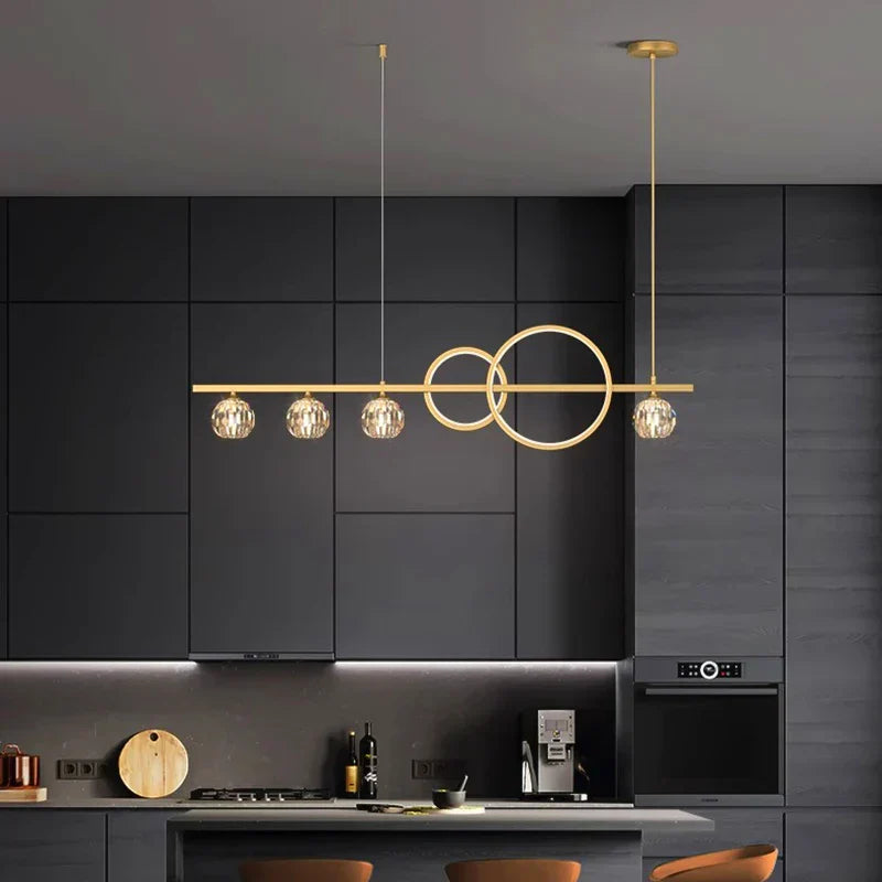 Decorbites™ Kristall-Leuchter: Moderne Luxus-Pendelleuchte für Wohnzimmer, Esszimmer, Decken-Dekoration