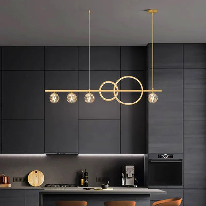 Decorbites™ Kristall-Leuchter: Moderne Luxus-Pendelleuchte für Wohnzimmer, Esszimmer, Decken-Dekoration
