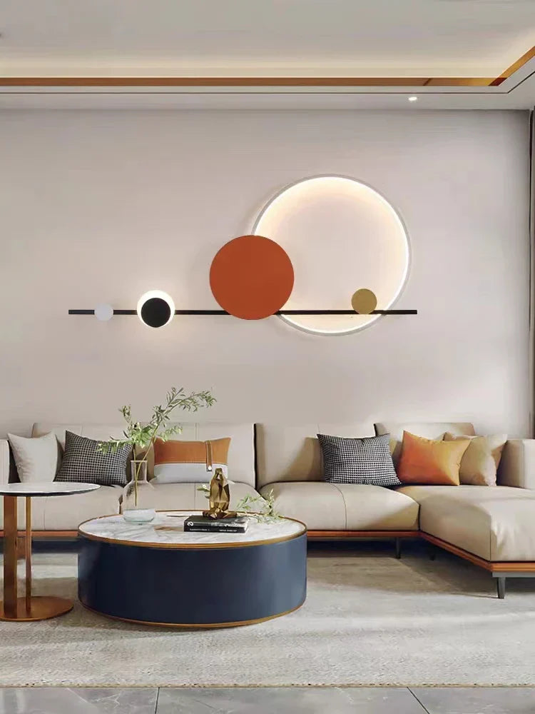 DecorBites™ Art Deco LED Wall Sconce: Modern Lighting for Hotel Restaurant Corridors