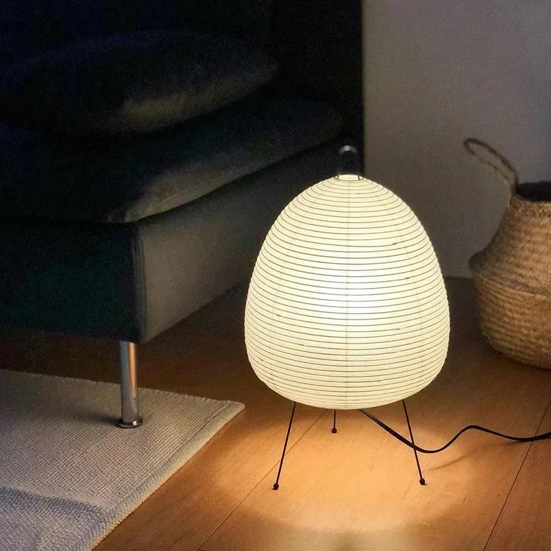 Decorbites™ Japanische Reispapier-Laterne LED-Tischlampe für stilvolle Heimdekoration