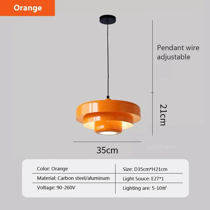 DecorBites™ Dark Green LED Pendant Light for Home Decor and Restaurant Fixtures
