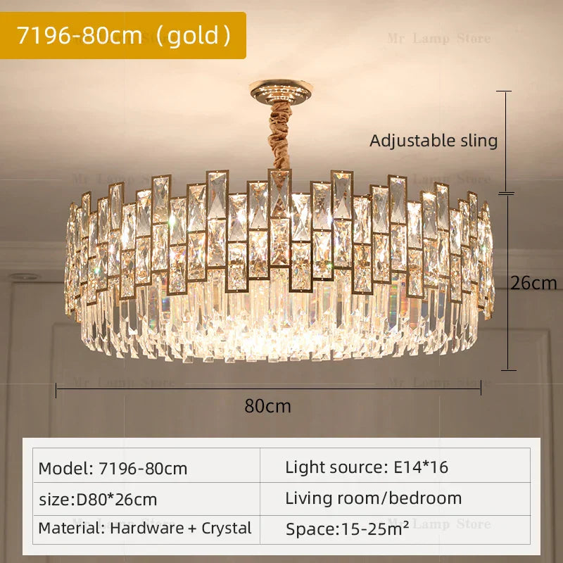 Decorbites™ Kristallleuchter: Postmoderne Lichtluxus für Wohnzimmer, Schlafzimmer, Küche.