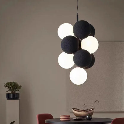 Decorbites™ Abstracta Hängeleuchte: Stilvolle Designer-Stoff-Leuchter für Zuhause, Büro und Essbereich