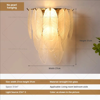 Decorbites™ Luxus-Kristallglas-Wandleuchte für Gang, Wohnzimmer, Schlafzimmer & Flurbeleuchtung