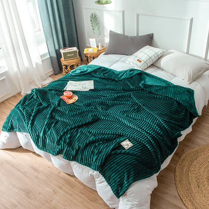 Decorbites™ Kuschelumarm-Decke - Weiche Sweatshirt-Wurfdecke für Sofa & Bett