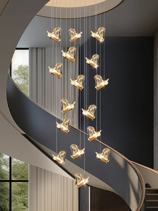 Decorbites™ Kristall-Leuchter: Moderne Luxus-Pendantleuchten für Wohnzimmer, Treppenhaus, Villa