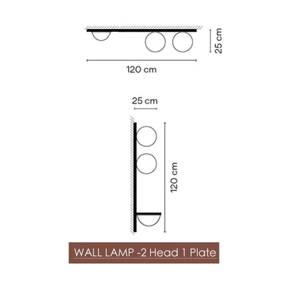 Decorbites™ LED Art Deco Wandlampen: Modernes, kreatives Pflanzendesign für Wohnzimmer und Schlafzimmer im Zuhause