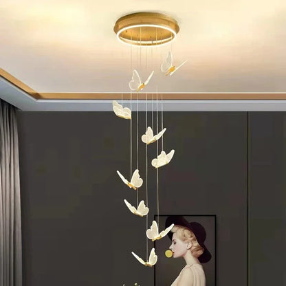 Decorbites™ LED-Kronleuchter: Modernes Schmetterlingsdesign, Acryl, Ausstellungshalle, Treppenhaus, Schlafzimmer-Nachtlampe Beleuchtungseinrichtungen