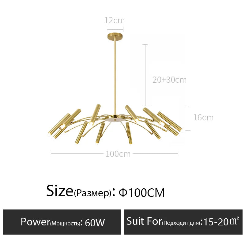 Decorbites™ LED-Deckenleuchter: Minimalistisches nordisches Wohnbeleuchtung für Wohnzimmer, Schlafzimmer, Essbereich
