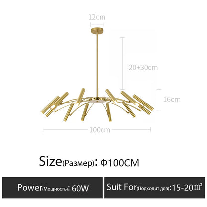 Decorbites™ LED-Deckenleuchter: Minimalistisches nordisches Wohnbeleuchtung für Wohnzimmer, Schlafzimmer, Essbereich