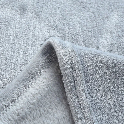 DecorBites™ Cozy Flannel Warm Blanket: Soft Plush Coral Fleece Bed Cover & Shawl