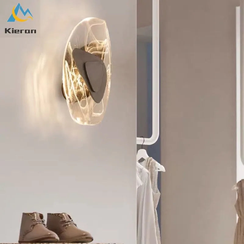 Decorbites™ Kristall-LED-Wandleuchte Moderne Glas-Wandlampe für Wohnzimmer, Schlafzimmer, Badezimmer