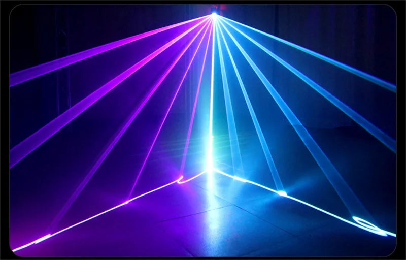 Decorbites™ Laser-Musiksteuerungs-Projektor: DJ-Disco-Party-Karaoke-Scheinwerfer