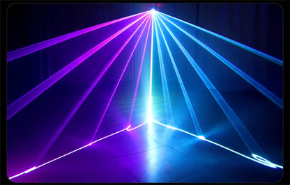 Decorbites™ Laser-Musiksteuerungs-Projektor: DJ-Disco-Party-Karaoke-Scheinwerfer