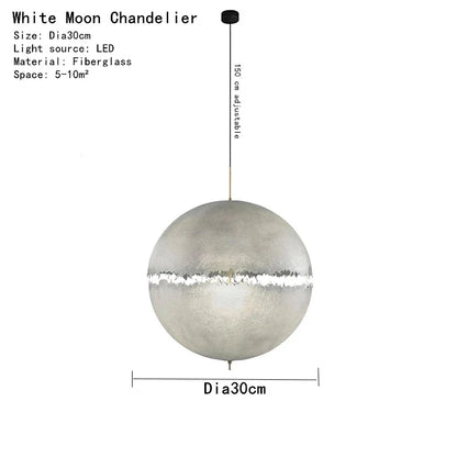 Decorbites™ Designer-Mondanhänger-Leuchter Hochwertige LED-Beleuchtung für Wohnzimmer und Schlafzimmer
