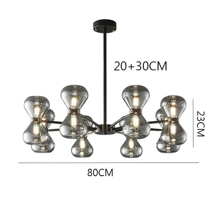 Decorbites™ LED-Hängeleuchter: Stilvolle Deckenlampe für Schlafzimmer und Wohnzimmer-Dekoration