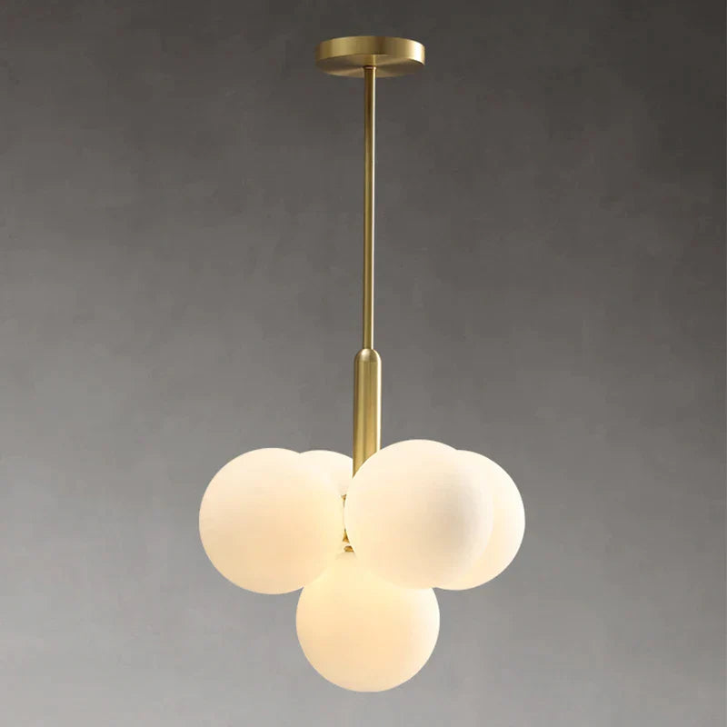 Decorbites™ Glas-Kugeln-Kronleuchter: Moderne Gold-Hängebeleuchtung für Wohnzimmer und Essbereich