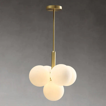 Decorbites™ Glas-Kugeln-Kronleuchter: Moderne Gold-Hängebeleuchtung für Wohnzimmer und Essbereich