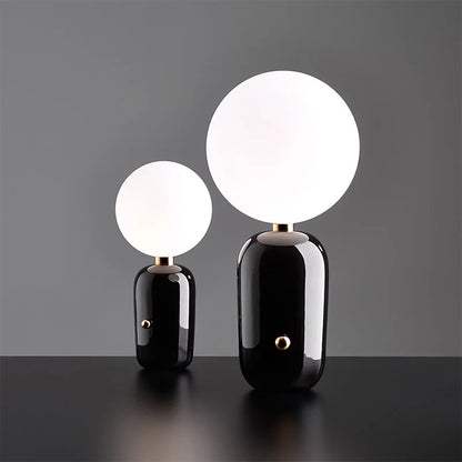 DecorBites™ Glass Ball LED Desk Lamp: Modern Nordic Lighting for Bedroom, Living Room & More.