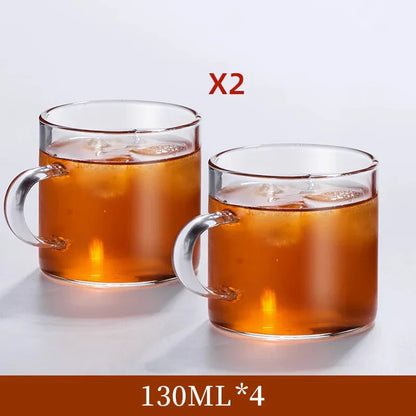 Decorbites™ Glas-Teetassen-Set | Verdickte hitzebeständige Kung-Fu-Puer-Teetassen