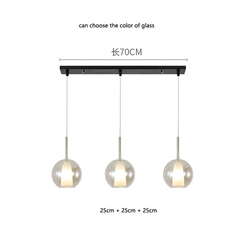 Decorbites™ Designer-Glas-Hängeleuchte für Esszimmer, Küche, Loft und Heimdekoration