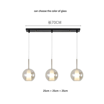 Decorbites™ Designer-Glas-Hängeleuchte für Esszimmer, Küche, Loft und Heimdekoration