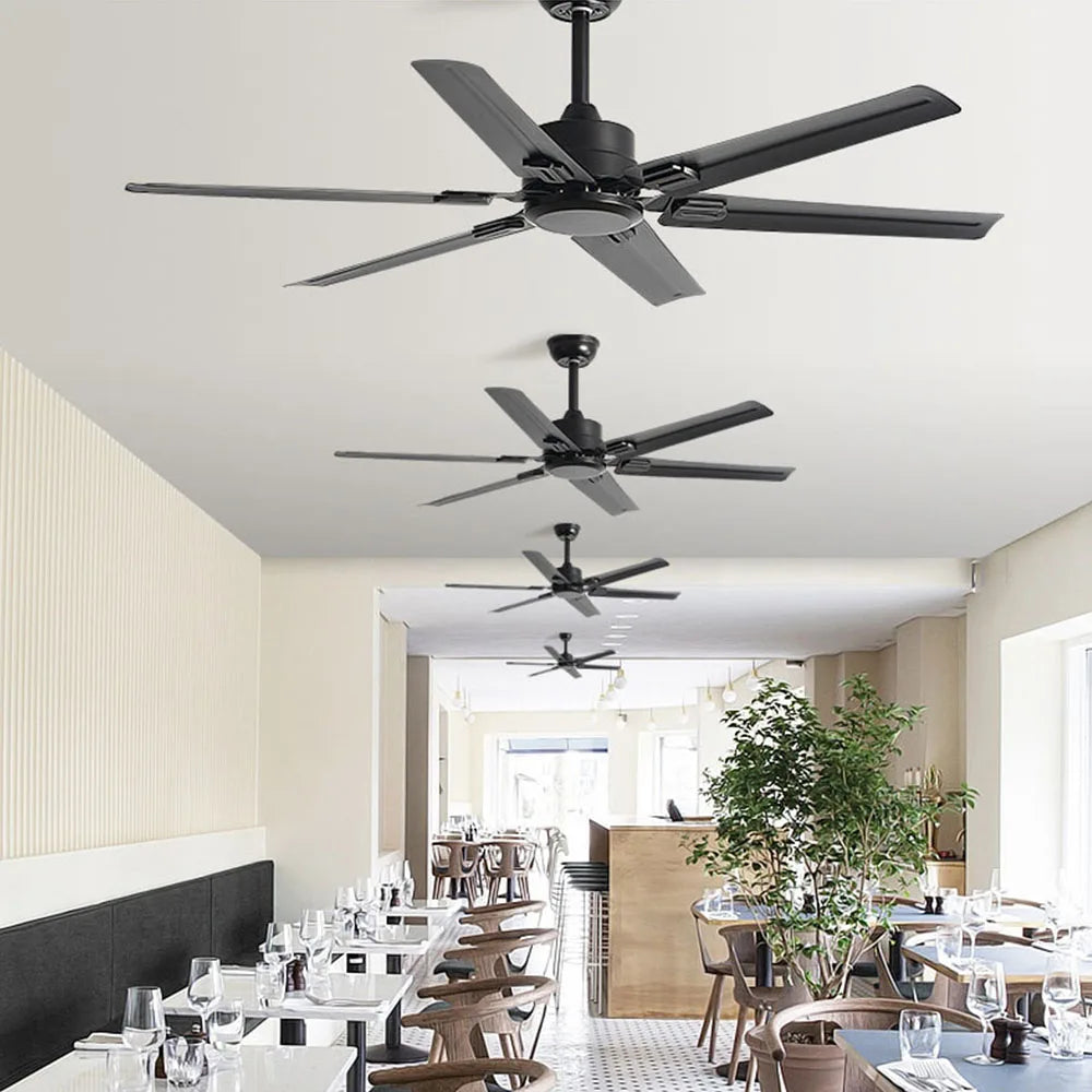 Steel 6-Blade Ceiling Fan
