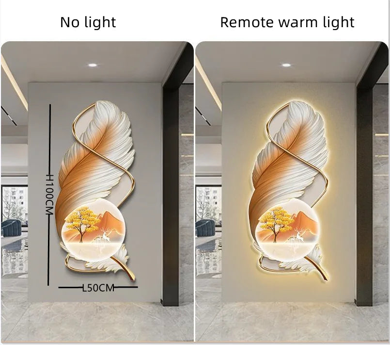 Decorbites™ LED-Wandleuchte: Moderne kreative Dekoration für Schlafzimmer, Wohnzimmer, Arbeitszimmer, Treppenhaus