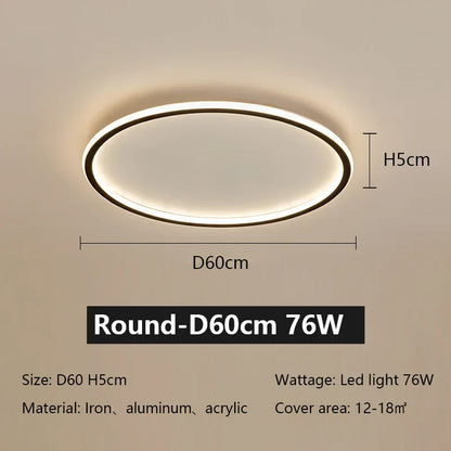 Decorbites™ LED-Deckenleuchte aus Eisen, dimmbar, modernes Lichtarmatur für das Wohnzimmer