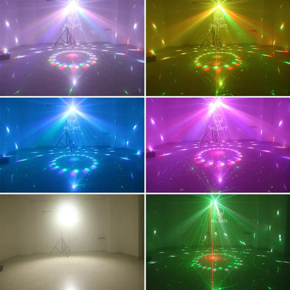 Decorbites™ 4-in-1 Laser-Stroboskop-UV-Schwarzlicht-Bühnenbeleuchtung für Partys und Veranstaltungen