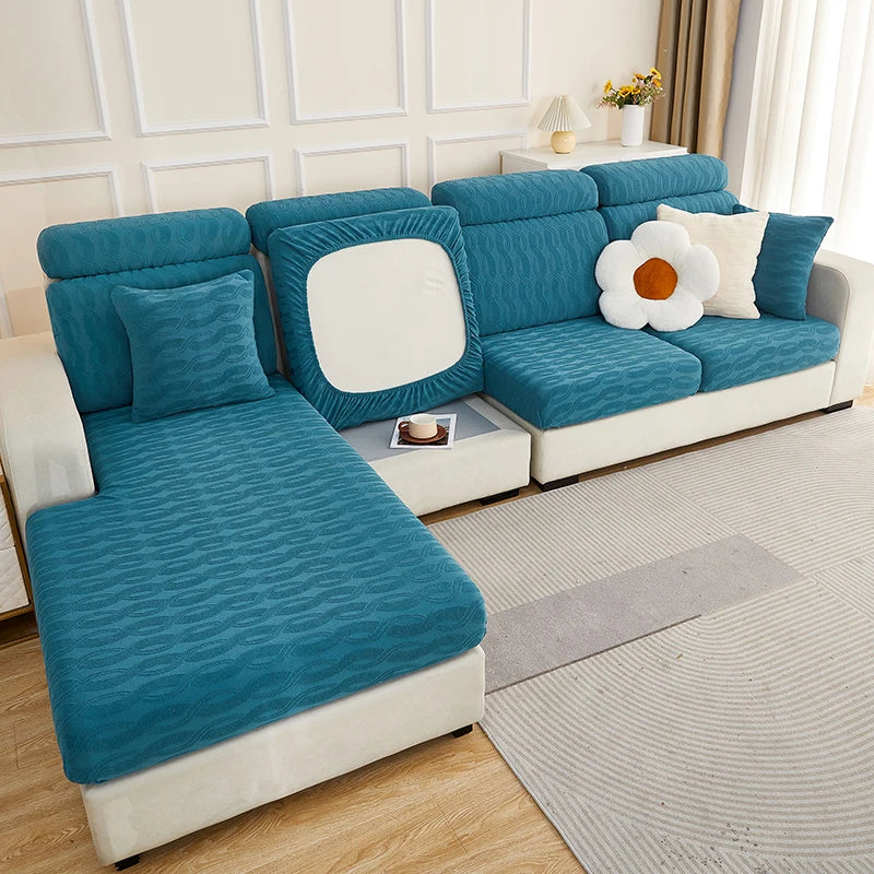 Decorbites™ Jacquard-Sofasitzbezug Möbel-Schutz Überzug dehnbar waschbar Schoner