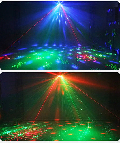 Decorbites™ Disco-Laserlicht-Projektor LED-Magieball-Stroboskop für Weihnachten Hochzeit Bühnen-Effekt