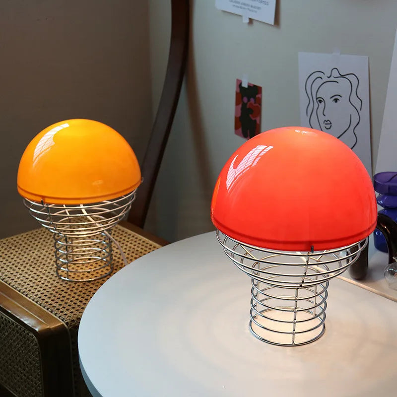 Decorbites™ Glas-Tischleuchte Homestay Retro-Dekoration Nachttisch Wohnzimmer Kinderzimmer
