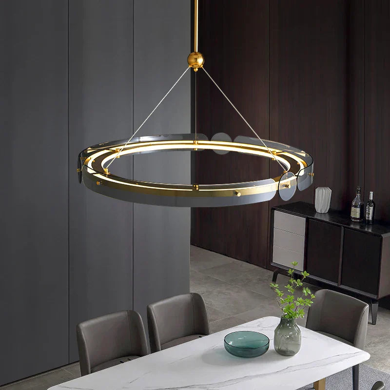 Decorbites™ Rundring-LED-Kronleuchter: Moderne Beleuchtung für Wohnzimmer, Schlafzimmer, Esszimmer