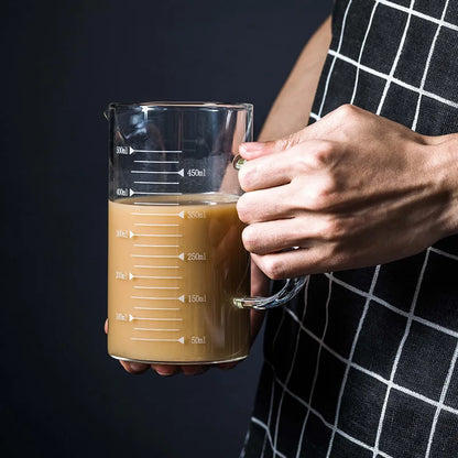 DecorBites™ Heat-Resistant Glass Beaker Mug with Thickened Scale - 2022