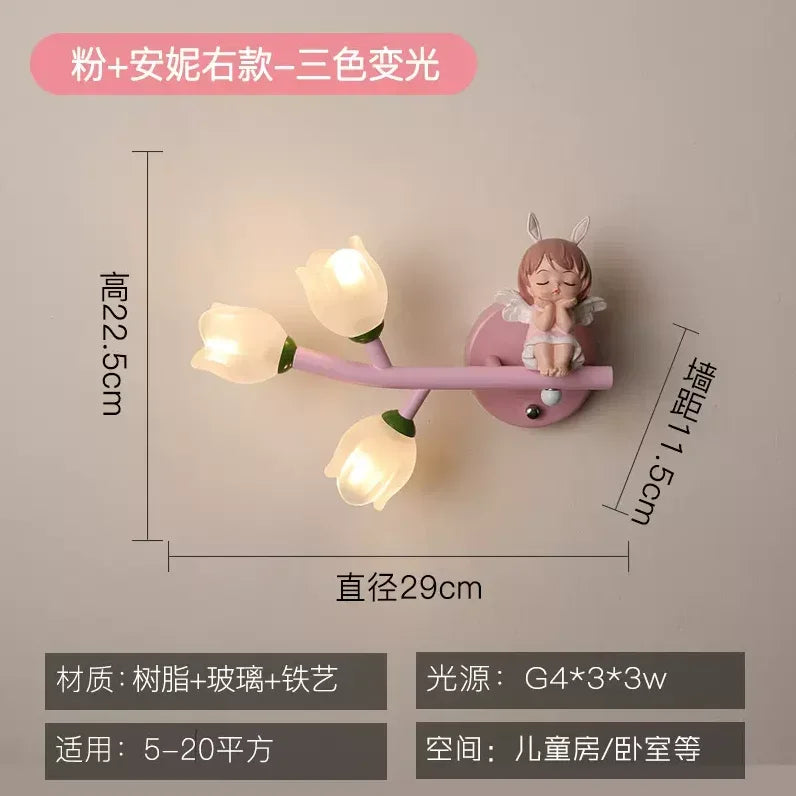 Decorbites™ LED-Wandleuchte für Kinderzimmer – Cartoon-Beleuchtung für die Kinderstube