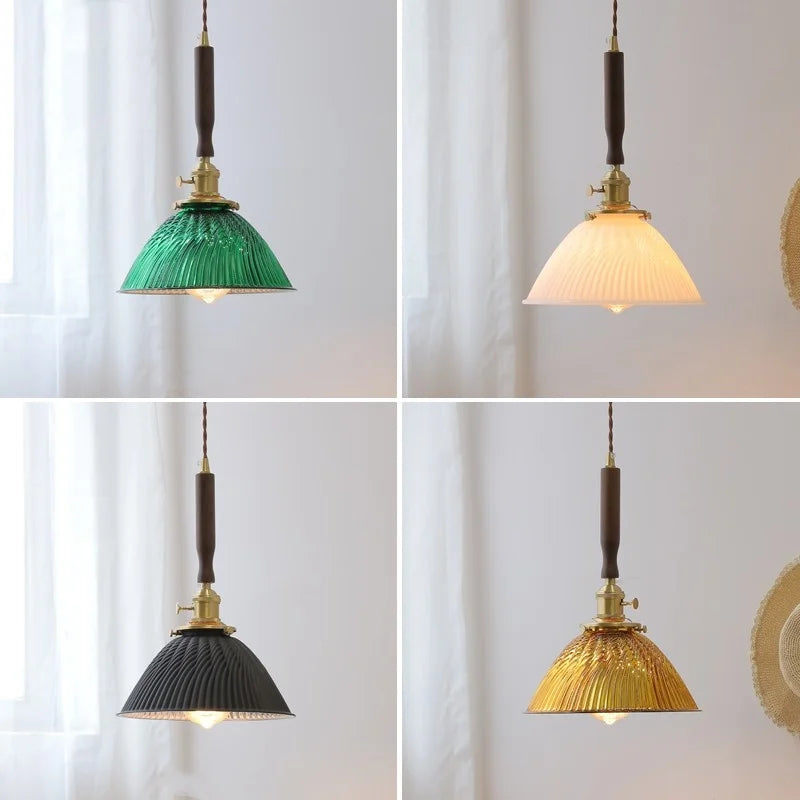 Decorbites™ Grüne Glas-LED-Hängeleuchten für Küche und Bar, nordisch-modern