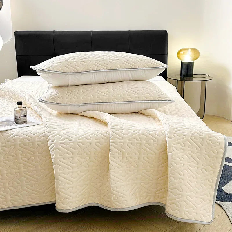 Latex Cooling Bed Mat Set
