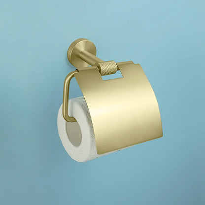 Decorbites™ Gold-Hardware-Set: Handtuchhalter, Toilettenpapierhalter, Bademantel-Haken, Becherhalter