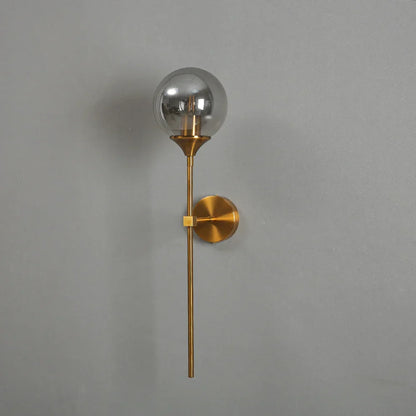 Decorbites™ Goldene Glas-Kugel-LED-Wandleuchten mit Touch-Schalter, modernes nordisches Dekor-Beleuchtung