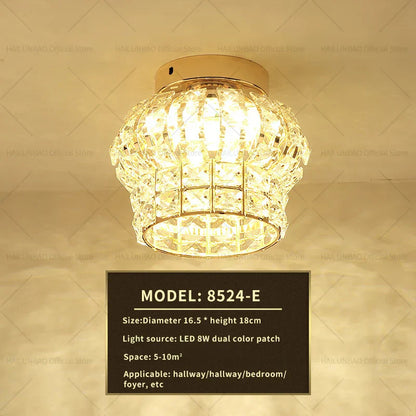 Decorbites™ Elegante Kristall-Deckenleuchte für Eingangsbereich, Treppenhaus und Flur
