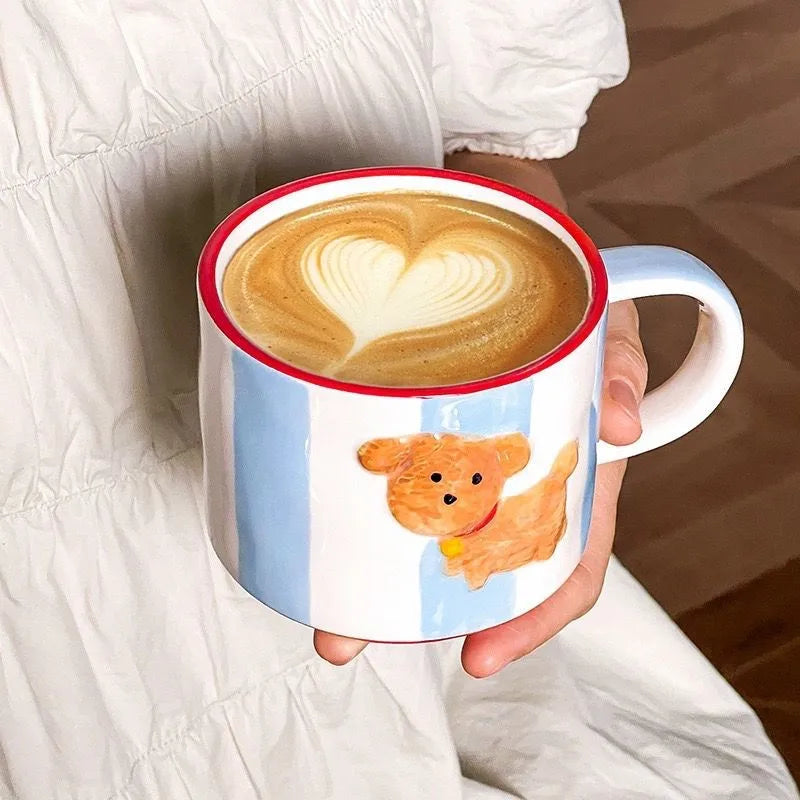 Ceramic Kawaii Drinkware Set