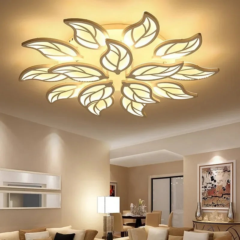 Decorbites™ Blatt-LED-Deckenleuchte für Arbeitszimmer, Schlafzimmer, Wohnzimmer, Hotelbeleuchtung